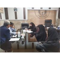 برگزاری جلسه امور اداری با حضور رئیس دانشکده دندانپزشکی