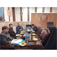 جلسه پیگیری مسائل همکاران فرزند شهید و ایثارگر دانشکده دندانپزشکی