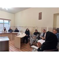 پیگیری سنجه‌های اعتباربخشی بخش ترمیمی با حضور رئیس دانشکده