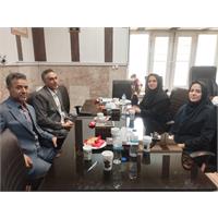 جلسه مدیریت کل کتابخانه مرکزی دانشگاه علوم پزشکی کرمانشاه